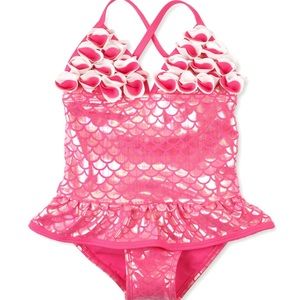 Floatimini Mermaid Petal Signature One-piece, pink